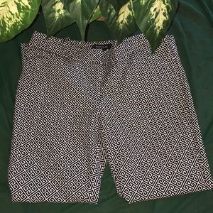 White & Black House Pants